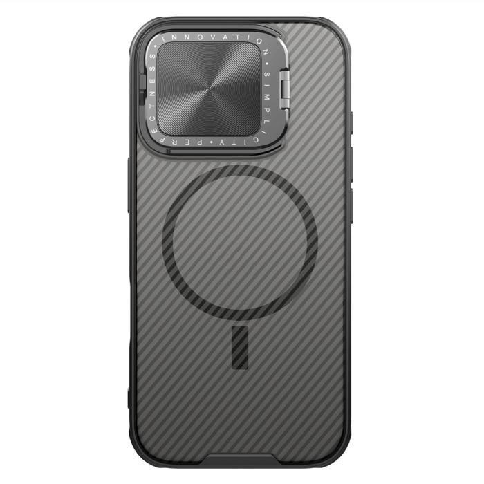 Bild 3, NILLKIN NILLKIN iPhone 16 Pro Max Skal MagSafe CamShield Prop Svart - Teknikhallen.se