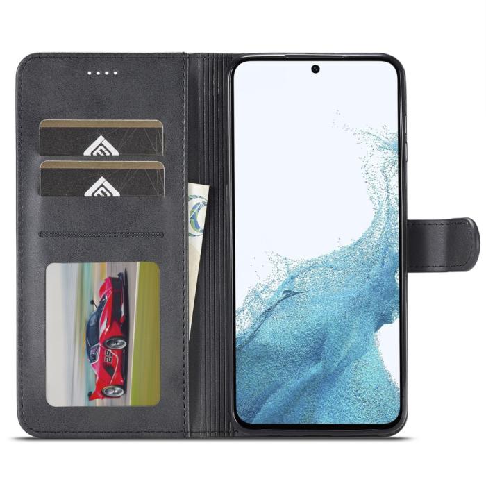 Bild 2, LC.IMEEKE LC.IMEEKE Galaxy A54 5G Fodral Läder Svart - Teknikhallen.se