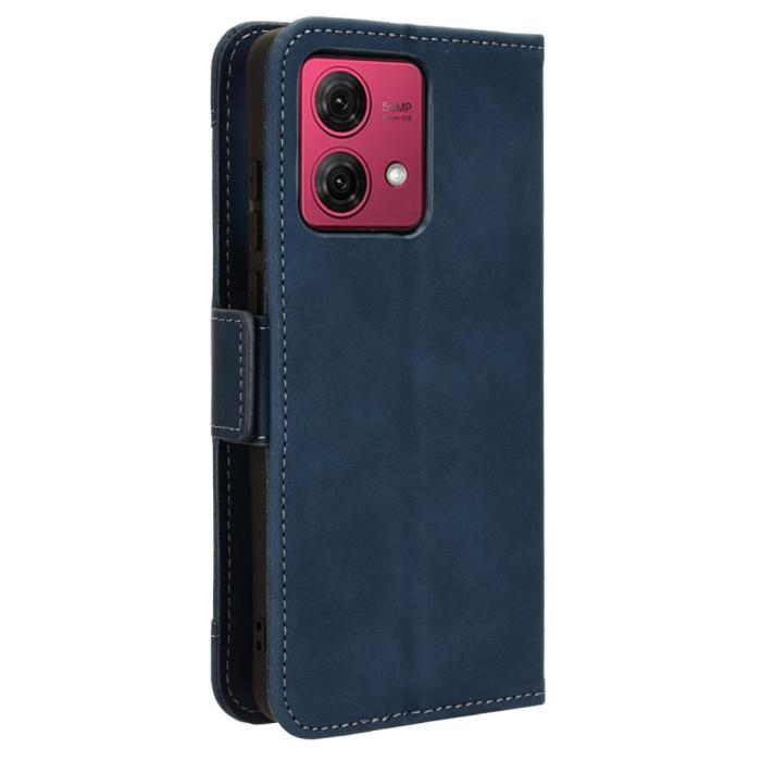 Bild 6,  Motorola Moto G84 5G Fodral Med Avtagbart Kortfodral Blå - Teknikhallen.se