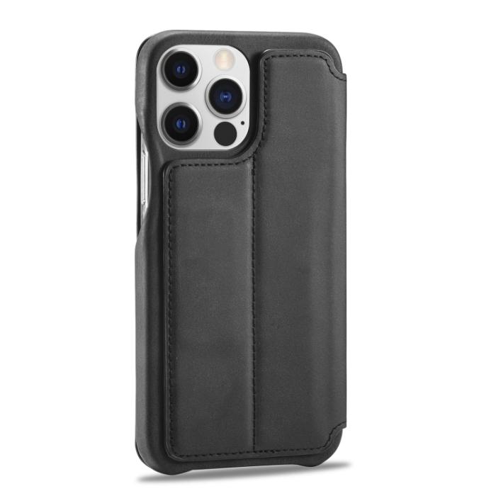 Bild 3, LC.IMEEKE LC.IMEEKE iPhone 14 Plus Fodral Flip Läder Svart - Teknikhallen.se