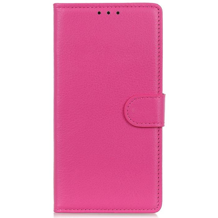 Bild 6,  Samsung Galaxy A35 5G Fodral Litchi Läder Rosa - Teknikhallen.se