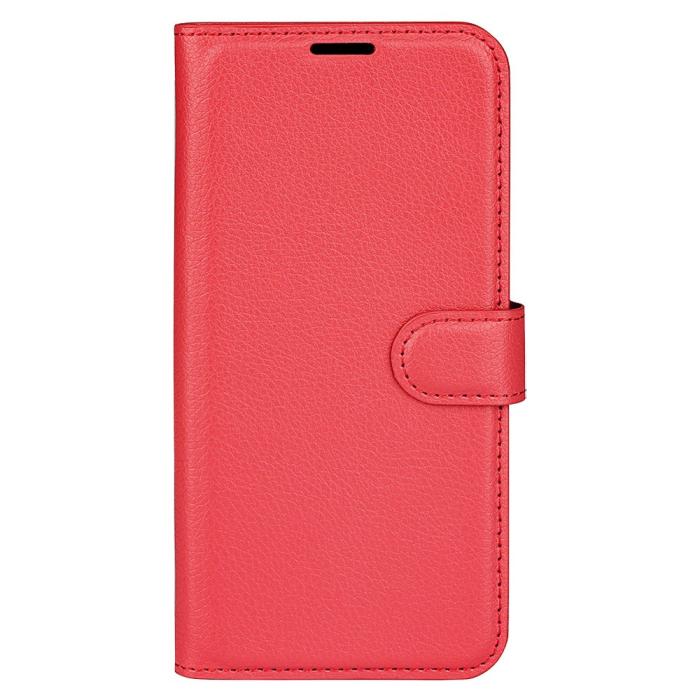 Bild 5,  Xiaomi Redmi Note 12 Pro 5G Fodral Litchi Läder Röd - Teknikhallen.se