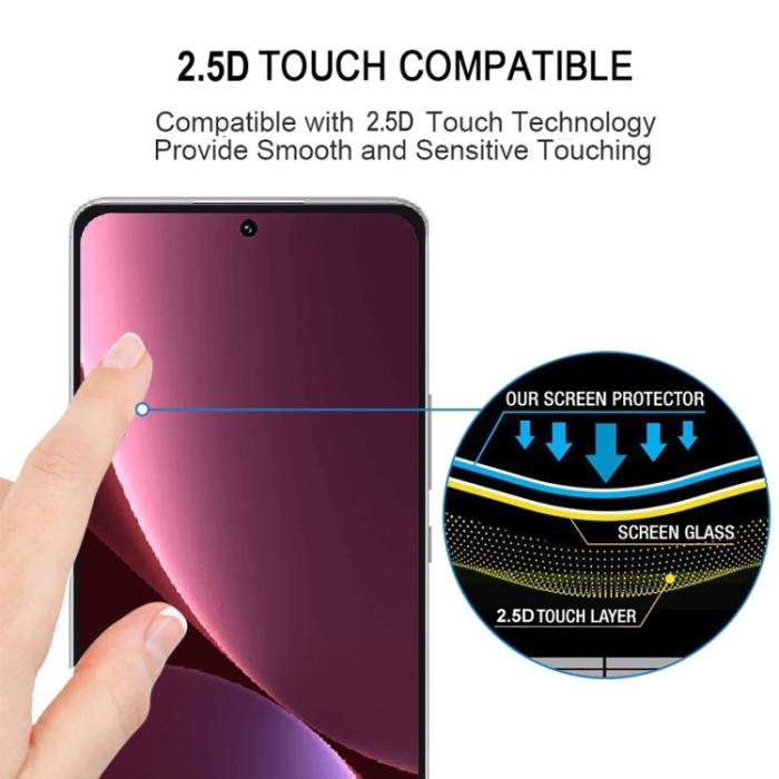 Bild 5,  Xiaomi 12 Pro Skärmskydd Heltäckande Härdat Glas - Teknikhallen.se