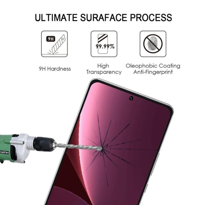 Bild 6,  Xiaomi 12 Pro Skärmskydd Heltäckande Härdat Glas - Teknikhallen.se