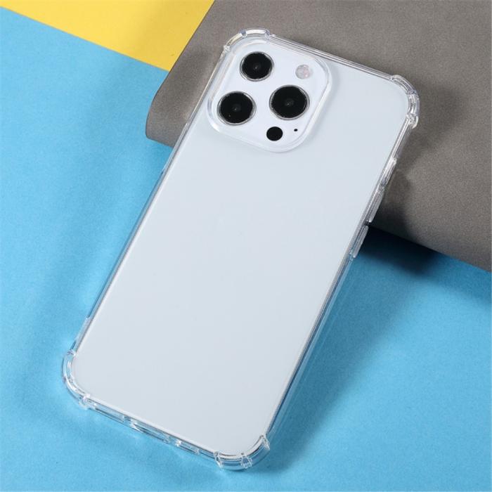 Bild 4,  iPhone 16 Pro Skal Shockproof TPU Transparent - Teknikhallen.se