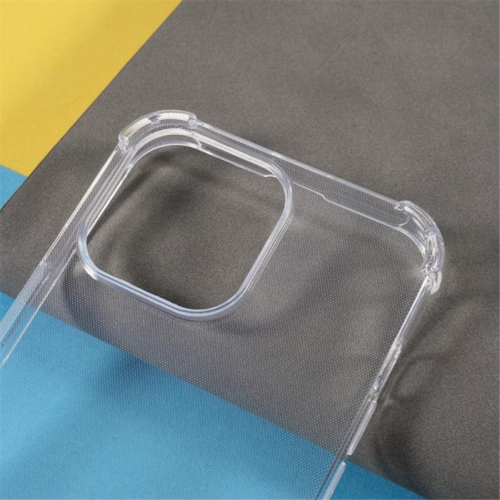 Bild 6,  iPhone 16 Pro Skal Shockproof TPU Transparent - Teknikhallen.se