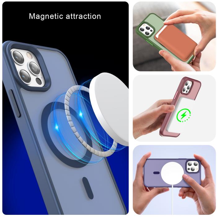 Bild 6, ColorPop ColorPop iPhone 12 Pro Max Skal CH MagSafe Matt Röd - Teknikhallen.se