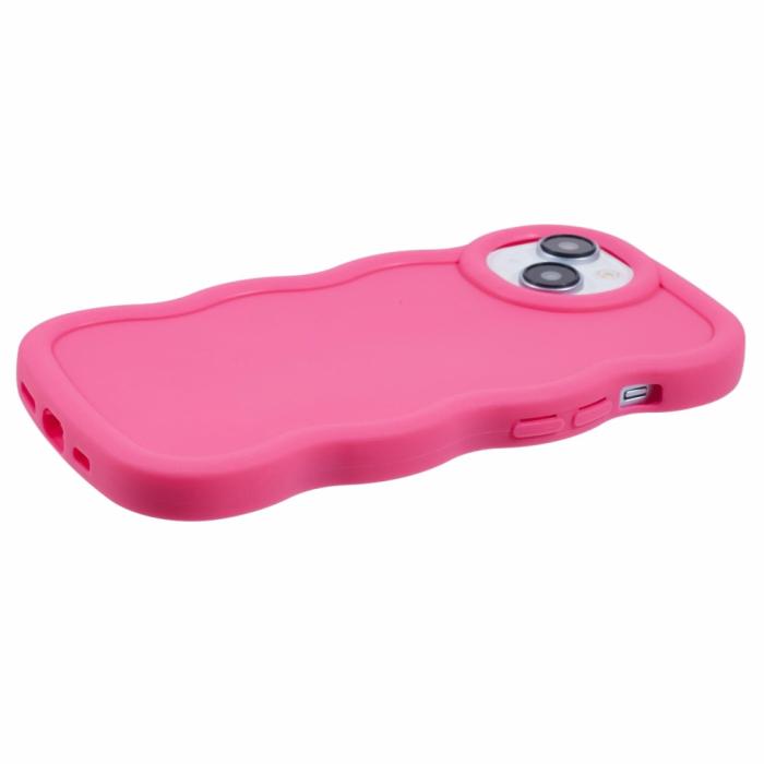 Bild 5,  iPhone 14 Mobilskal Wavy Rosa - Teknikhallen.se