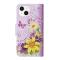  iPhone 14 Fodral Med Tryck Gula Blommor - Teknikhallen.se