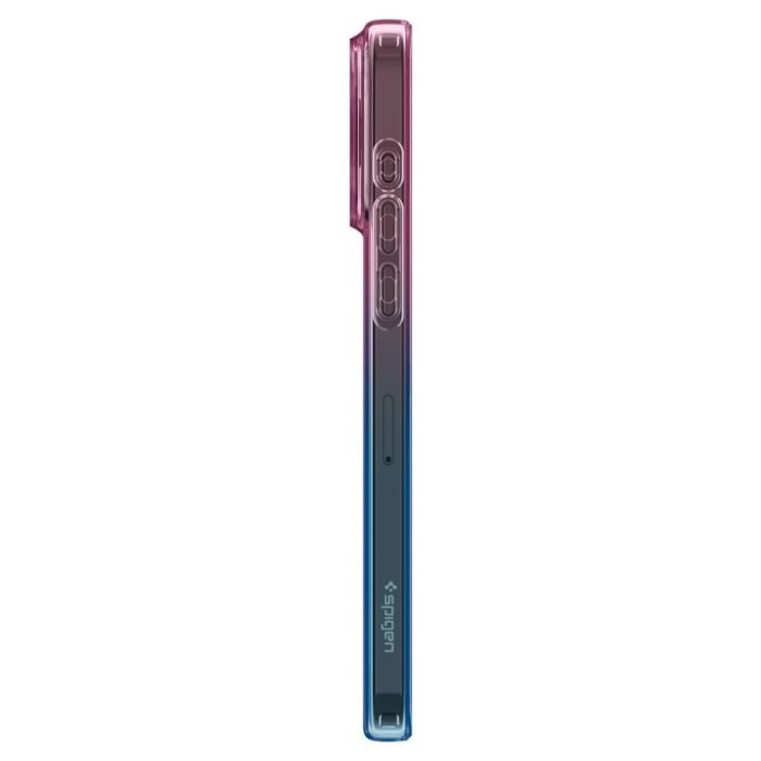 Bild 3, Spigen Spigen iPhone 15 Pro Skal Liquid Crystal Gradation Pink - Teknikhallen.se