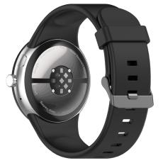  Google Pixel Watch 4 / 3 45 mm Armband Silikon Svart - Teknikhallen.se