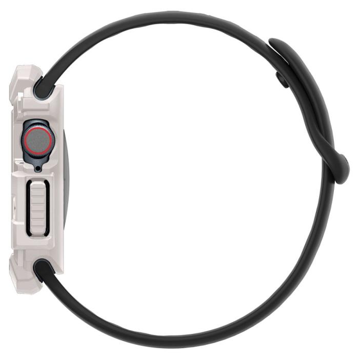 Bild 6, Spigen Spigen Apple Watch 11/10 46 mm Skal Rugged Armor Dune Beige - Teknikhallen.se