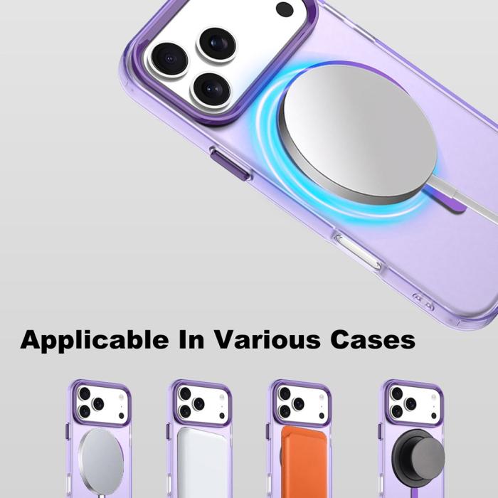 Bild 5, IMAK IMAK iPhone 17 Pro Max Skal MagSafe Anti Drop Lila - Teknikhallen.se