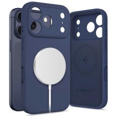 Tech-Protect Tech-Protect iPhone 17 Pro Max Skal MagSafe Silicone Deep Blue - Teknikhallen.se