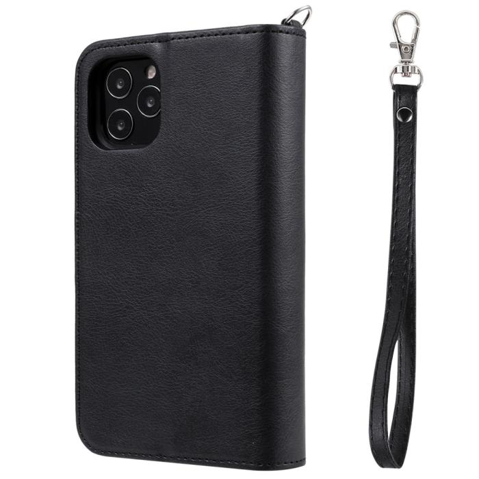 Bild 5,  iPhone 12 / 12 Pro - 2in1 Magnet Skal / Plånboksfodral - Svart - Teknikhallen.se