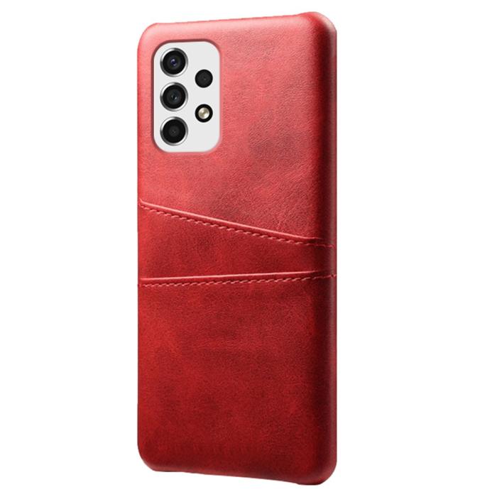 Bild 2,  Samsung Galaxy A53 5G Skal Med Kortfack Röd - Teknikhallen.se