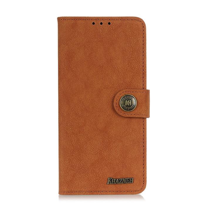 Bild 2, KHAZNEH KHAZNEH Xiaomi Redmi Note 11 4G Fodral Split Läder Brun - Teknikhallen.se