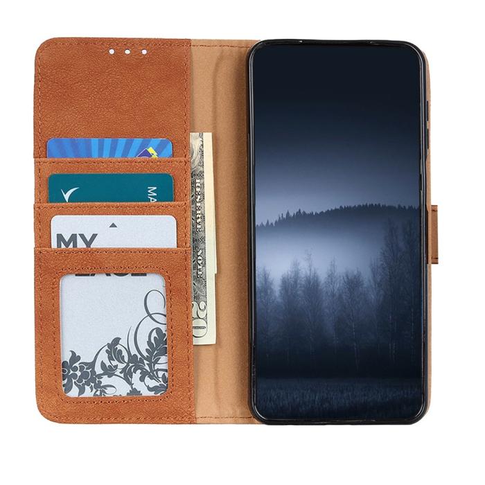 Bild 4, KHAZNEH KHAZNEH Xiaomi Redmi Note 11 4G Fodral Split Läder Brun - Teknikhallen.se