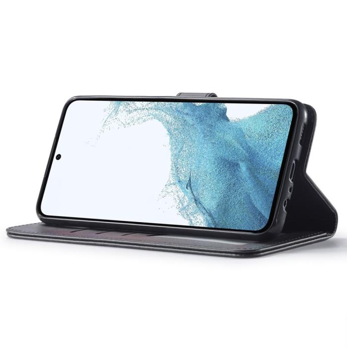 Bild 3, LC.IMEEKE LC.IMEEKE Galaxy A54 5G Fodral Läder Svart - Teknikhallen.se