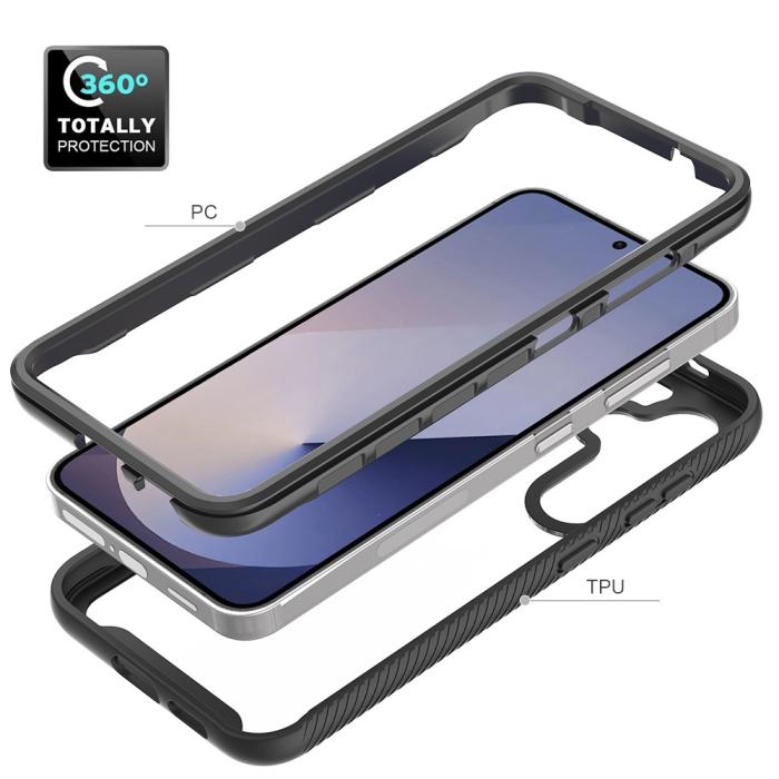 Bild 5,  Samsung Galaxy S25 Skal Hybrid Defense Svart - Teknikhallen.se