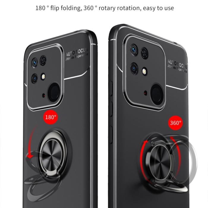 Bild 4,  Xiaomi Redmi 10C Skal Ring Svart - Teknikhallen.se