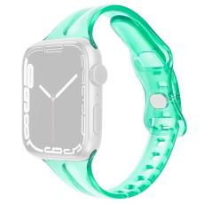  Apple Watch 42/44/45/46/49 mm CrystalFlex TPU Armband Gr&ouml;n - Teknikhallen.se
