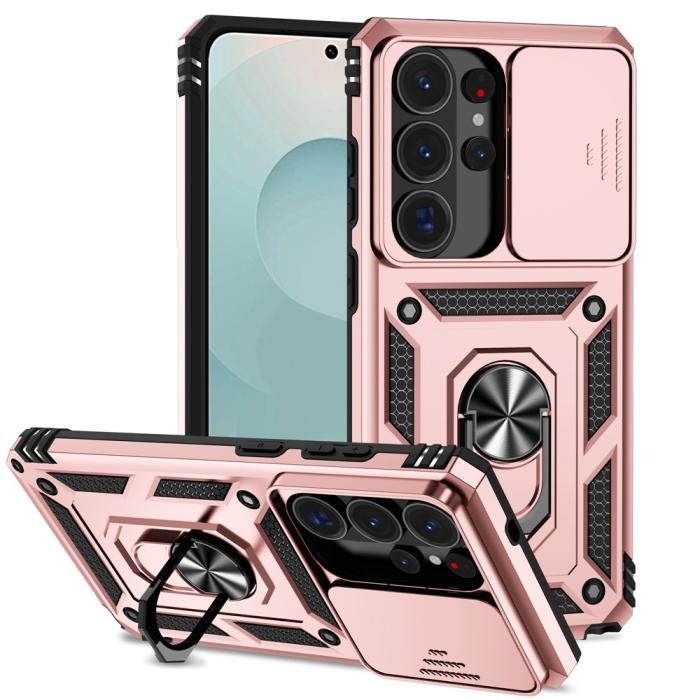 Bild 2,  Samsung Galaxy S26 Ultra Skal CamShield Ring Hybrid Roséguld - Teknikhallen.se
