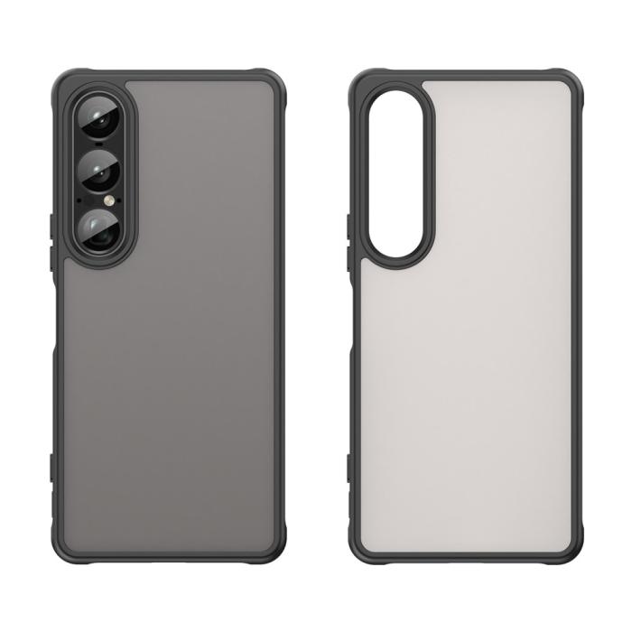 Bild 2,  Sony Xperia 1 VII Skal Hybrid Frosted Svart - Teknikhallen.se