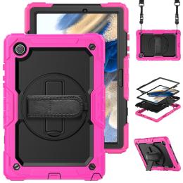  Galaxy Tab A8 10.5 Skal Shockproof Hybrid Kickstand Strap - Teknikhallen.se