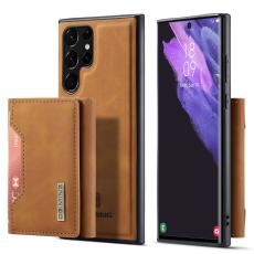 DG.MING DG.MING Galaxy S23 Ultra Skal Med Magnetisk Pl&aring;nbok Brun - Teknikhallen.se