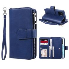 iPhone 12 / 12 Pro - 2in1 Magnet Skal / Pl&aring;nboksfodral - Bl&aring; - Teknikhallen.se