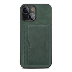 iPhone 13 - Hybrid Skal Kortfack Kickstand - Gr&ouml;n - Teknikhallen.se