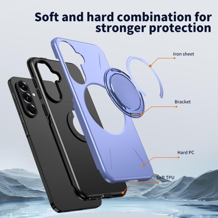 Bild 5,  Samsung Galaxy A27 5G Skal Magsafe Kickstand Lila - Teknikhallen.se