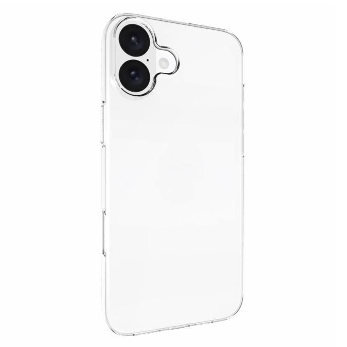 Bild 2,  iPhone 16 Plus Skal TPU Transparent - Teknikhallen.se