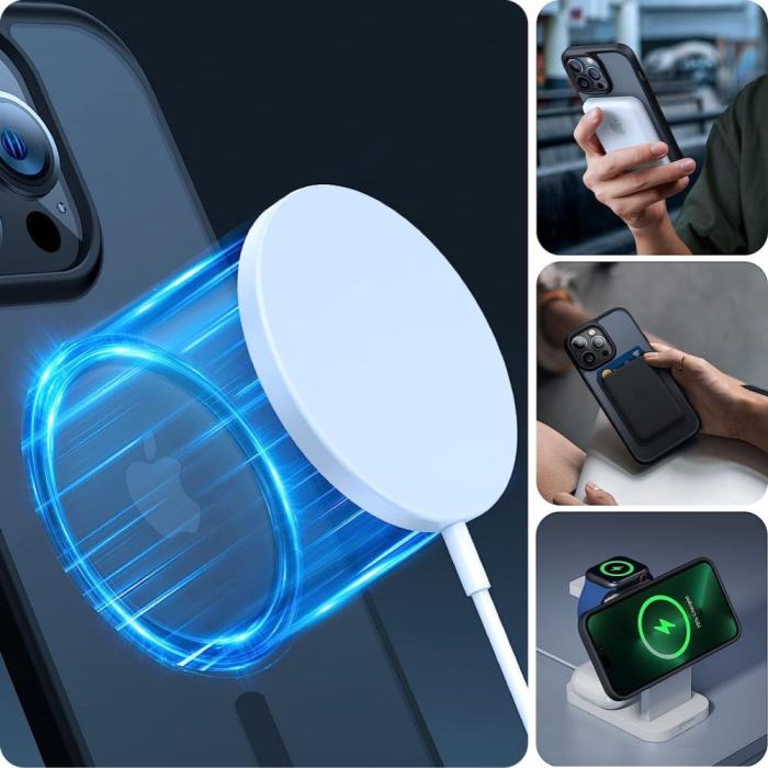 Bild 3, Tech-Protect Tech-Protect iPhone 7/8/SE Skal MagSafe MagMat Svart - Teknikhallen.se