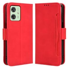  Motorola Moto G54 5G Fodral Med Avtagbart Kortfodral R&ouml;d - Teknikhallen.se