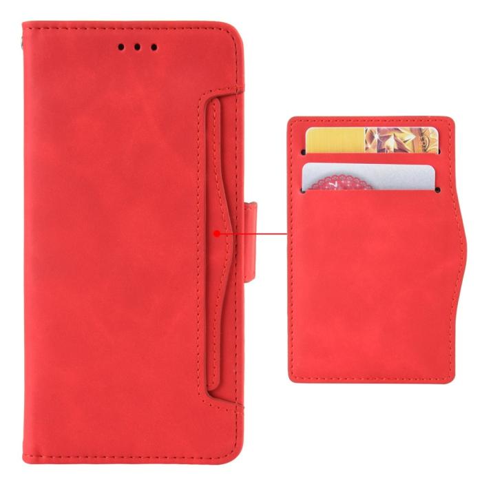 Bild 4,  Motorola Moto G54 5G Fodral Med Avtagbart Kortfodral Röd - Teknikhallen.se