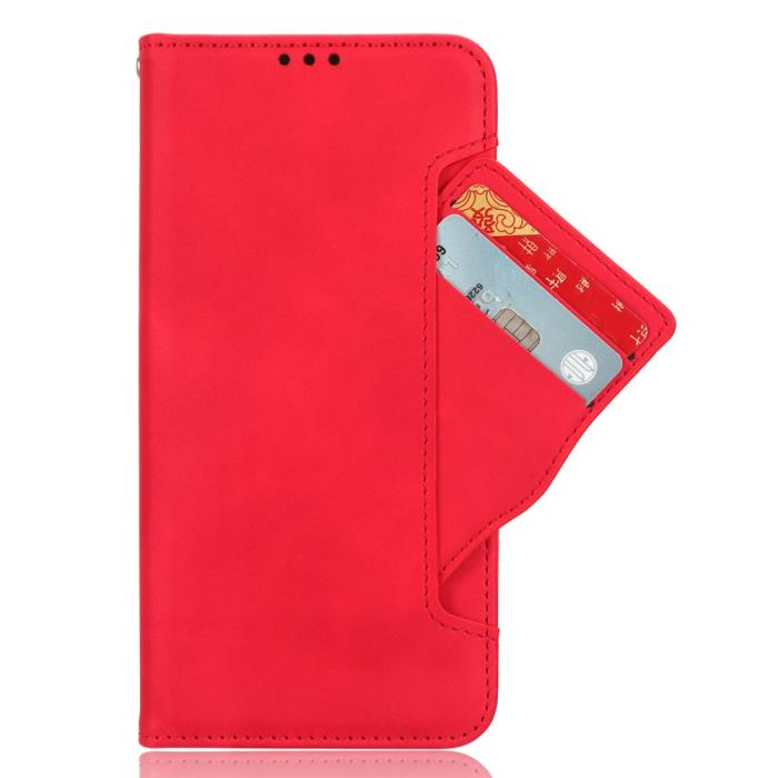 Bild 5,  Motorola Moto G54 5G Fodral Med Avtagbart Kortfodral Röd - Teknikhallen.se