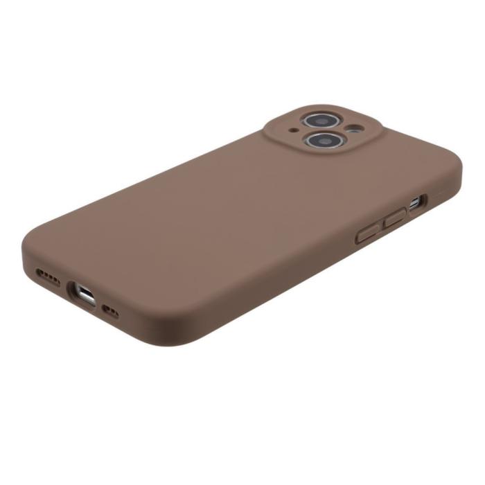 Bild 4,  iPhone 15 Skal Liquid Silikon Khaki - Teknikhallen.se