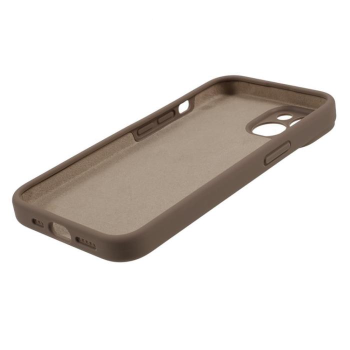Bild 6,  iPhone 15 Skal Liquid Silikon Khaki - Teknikhallen.se