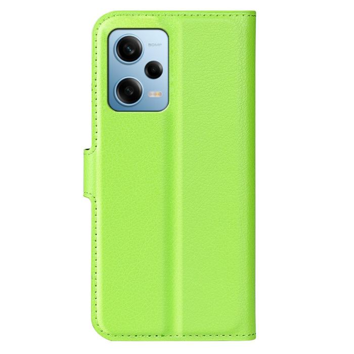 Bild 6,  Xiaomi Redmi Note 12 Pro 5G Fodral Litchi Läder Grön - Teknikhallen.se