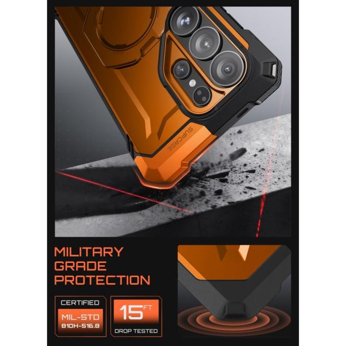 Bild 5, Supcase Supcase Galaxy S26 Ultra Skal MagSafe UB Grip Coral - Teknikhallen.se