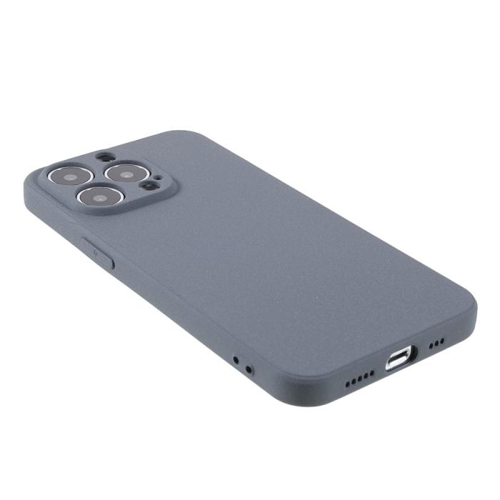 Bild 4,  iPhone 13 Pro Max Skal Matt TPU Grå - Teknikhallen.se