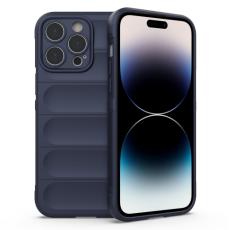  iPhone 14 Pro Skal Magic Shield TPU M&ouml;rk Bl&aring; - Teknikhallen.se