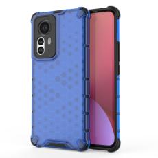  Xiaomi 12 Pro Skal Hybrid Honeycomb Bl&aring; - Teknikhallen.se