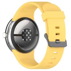  Google Pixel Watch 4 / 3 45 mm Armband Silikon Gul - Teknikhallen.se