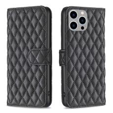  iPhone 15 Pro Max Fodral Diamond L&auml;der Svart - Teknikhallen.se