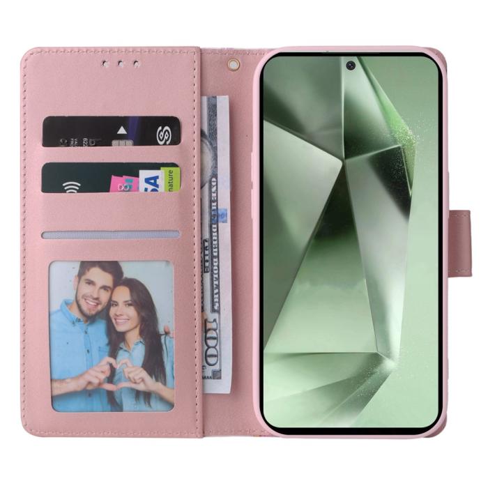 Bild 2,  Samsung Galaxy S24 FE Fodral Marmor Rosa - Teknikhallen.se