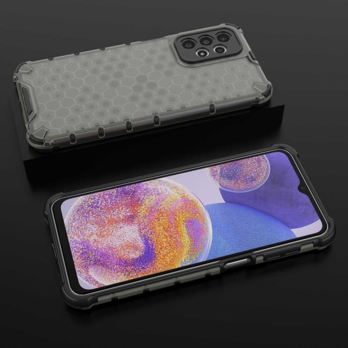Bild 4,  Samsung Galaxy A23 5G Skal Honeycomb Shockproof Svart - Teknikhallen.se