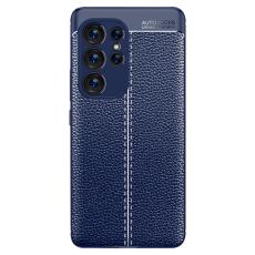  Samsung Galaxy S23 Ultra Skal Litchi Textur Bl&aring; - Teknikhallen.se
